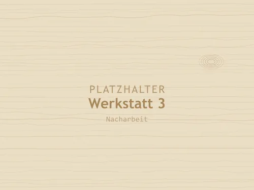 Kanten werden von Hand nachgeschliffen